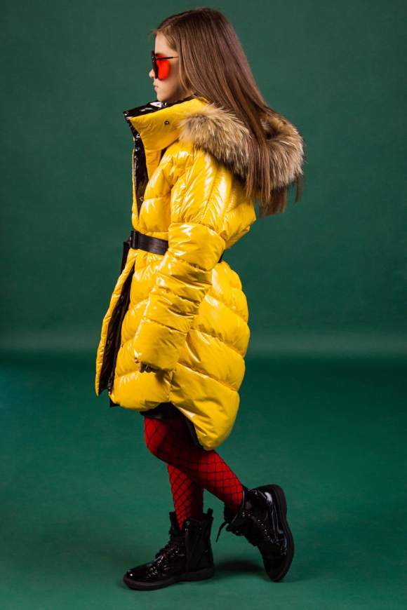 Пальто для девочки GnK ЗС-877 фото